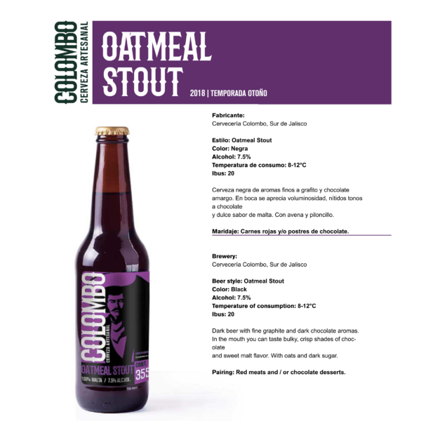 Oatmeal Stout Tradicional - Imagen 5